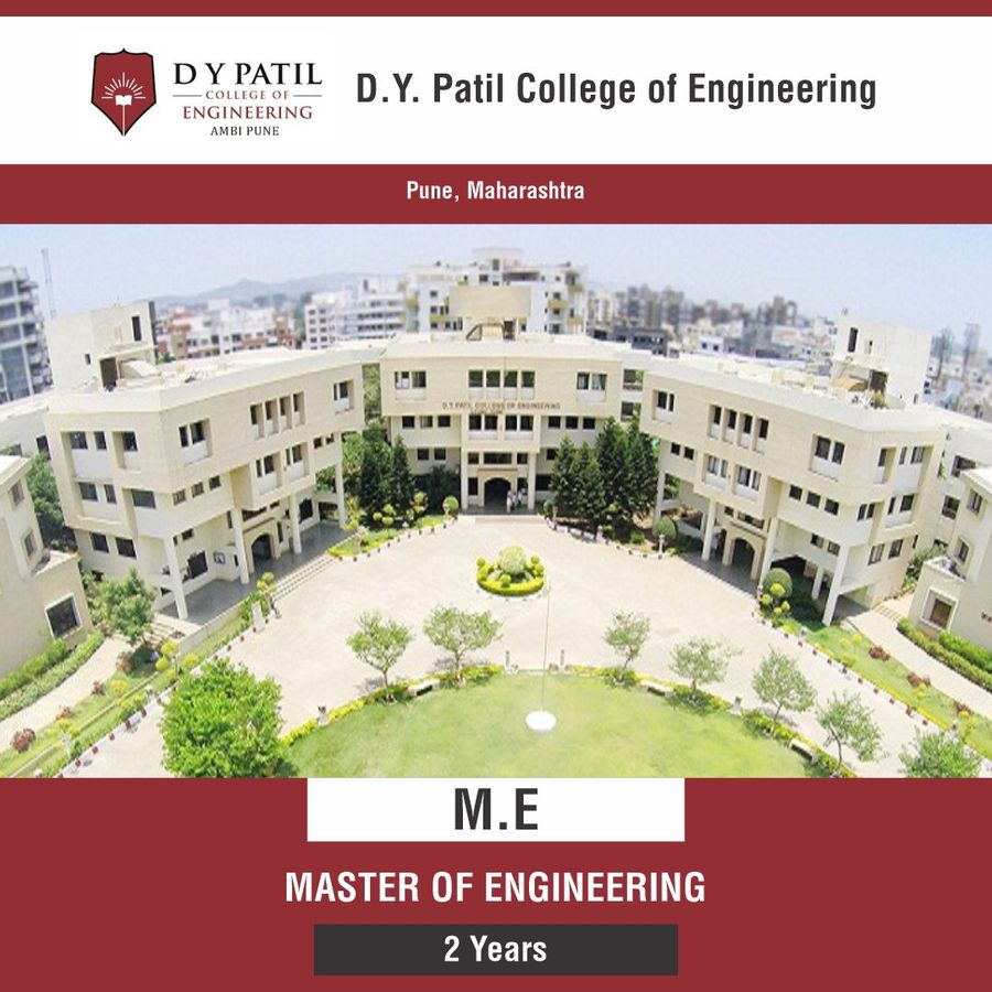 Master of Engineering (M.E) at D. Y. Patil College of Engineering, Pune